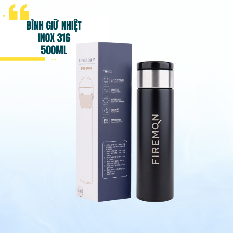 quà tặng bình giữ nhiệt inox 316