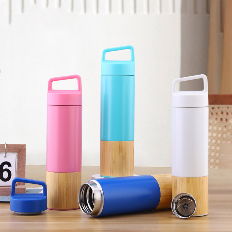 quà tặng bình giữ nhiệt tre