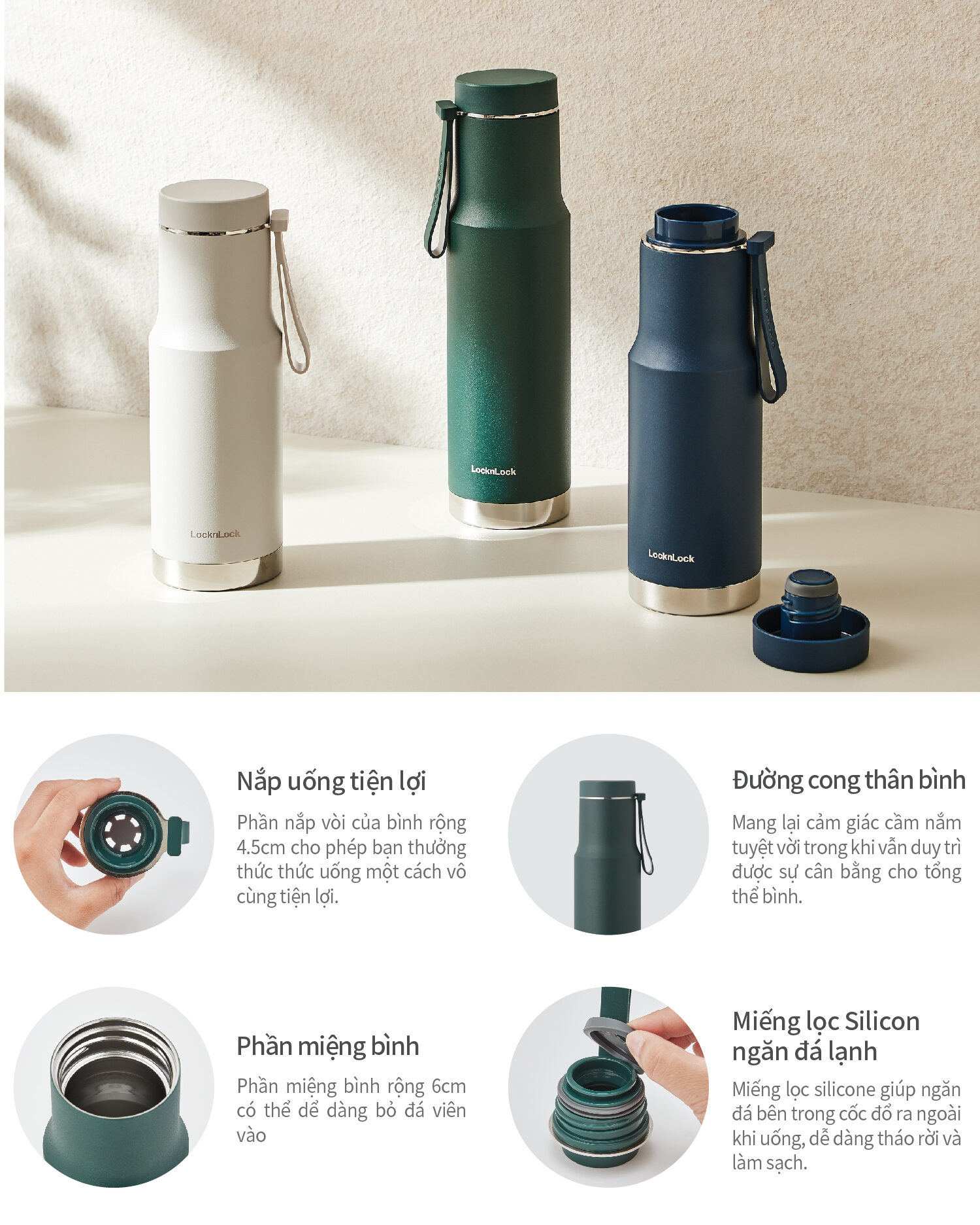 Bình giữ nhiệt LocknLock Metro Edge Tumbler