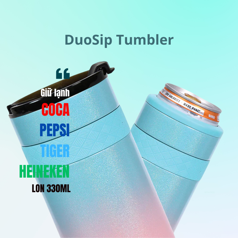 Giữ mát “lon chill” – Không cần đá, không lo loãng vị!